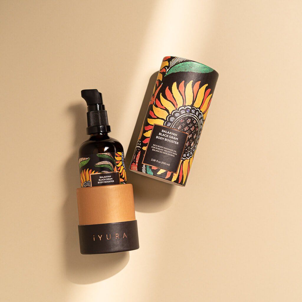 Balaayah Black Gram Body Booster -With the Richness of Black Gram & Himalayan Salt Body Oil iYURA