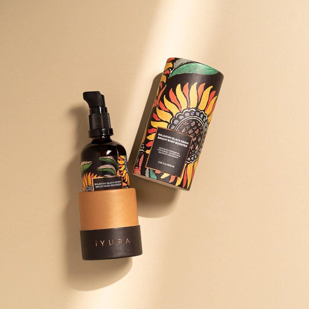Balaayah Black Gram Bright Body Booster - CLINICALLY TESTED Body Oil iYURA