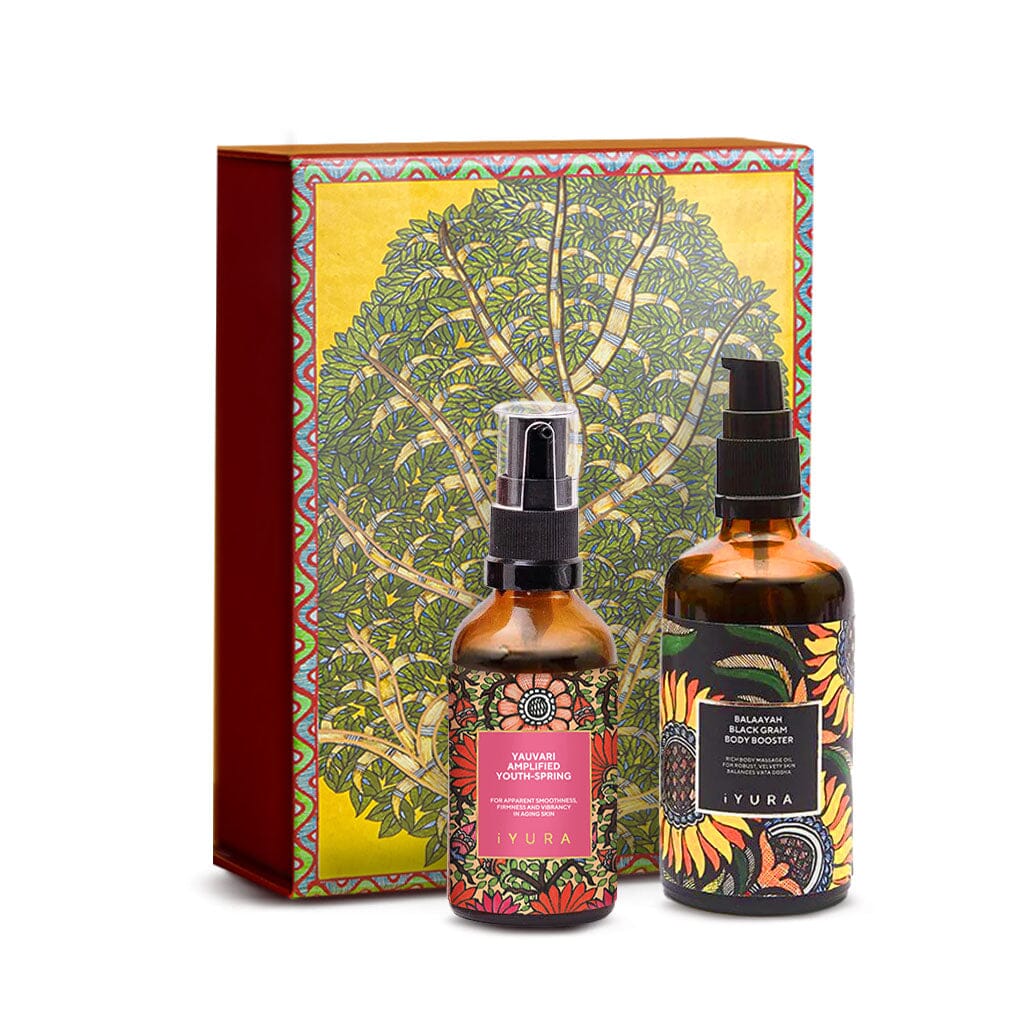 Black Gram Face & Body Duo - Limited Edition - In a Beautiful Gift-Worthy Box Beauty set iYURA