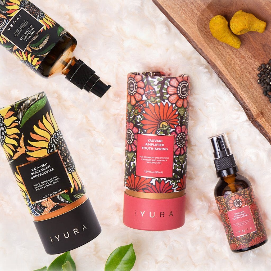 Black Gram Face & Body Duo - Limited Edition - In a Beautiful Gift-Worthy Box Beauty set iYURA