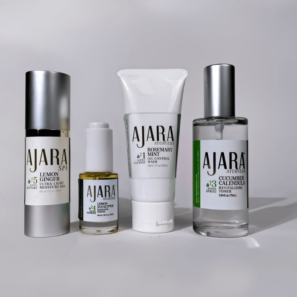 Daily Face Care Kit for Oily, Mature Skin Facial Kit Ajara