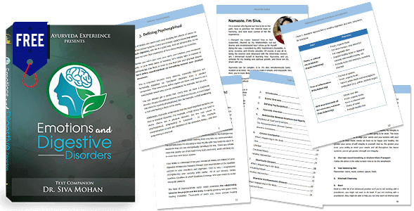 Emotions & Digestive Disorders Platinum Educational Course Experience Ayurveda