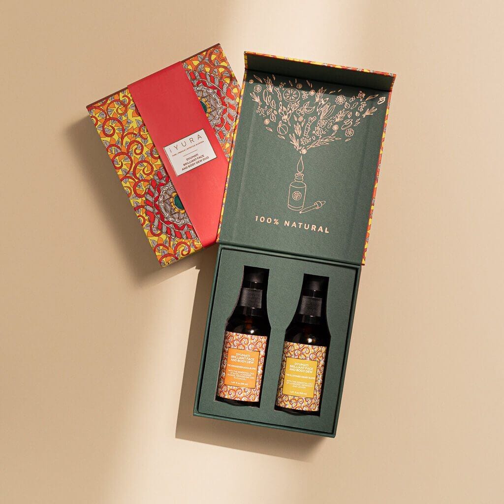 FREE BLACK FRIDAY GIFT: iYURA Dyumati Brilliant Face & Body Dew Duo Gift Box singleton_gift iYURA