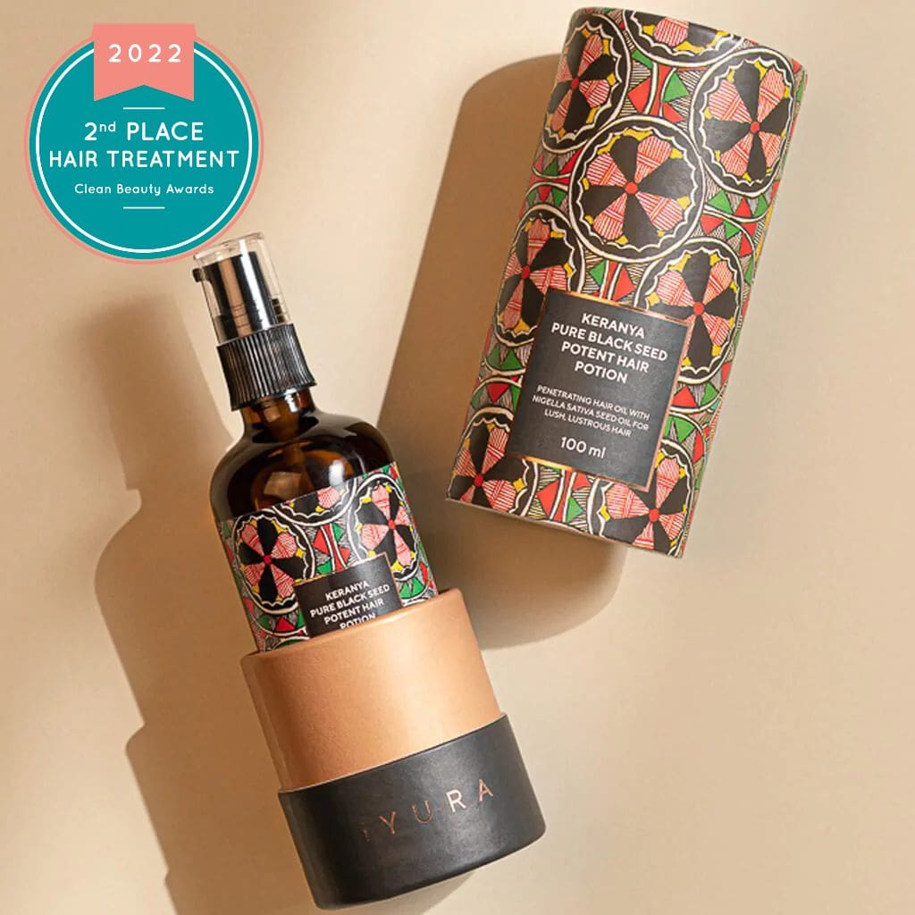 iYURA Keranya Pure Black Seed Potent Hair Potion - Award-Winning Hair Treatment Hair Oil iYURA