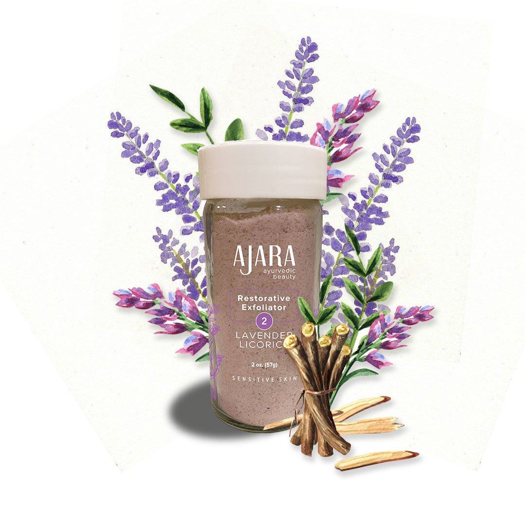Lavender Licorice Gentle Scrub (For Sensitive Skin) Face and Body Scrub Ajara