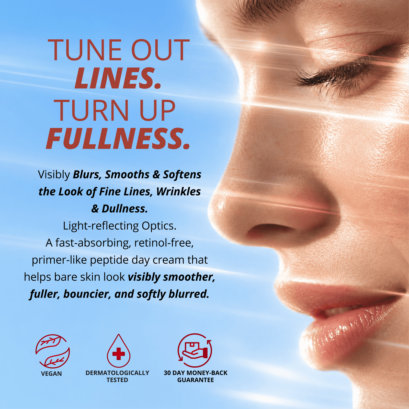 Line-Tune Peptide Full-Filling Day Face Cream Beauty A. Modernica Naturalis