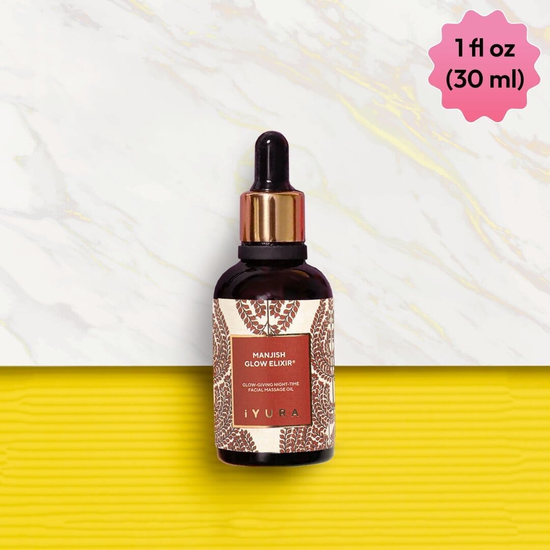 Manjish Glow Elixir - Ayurvedic Night-Time Face Oil - 30 ml Master Night-time face oil iYURA