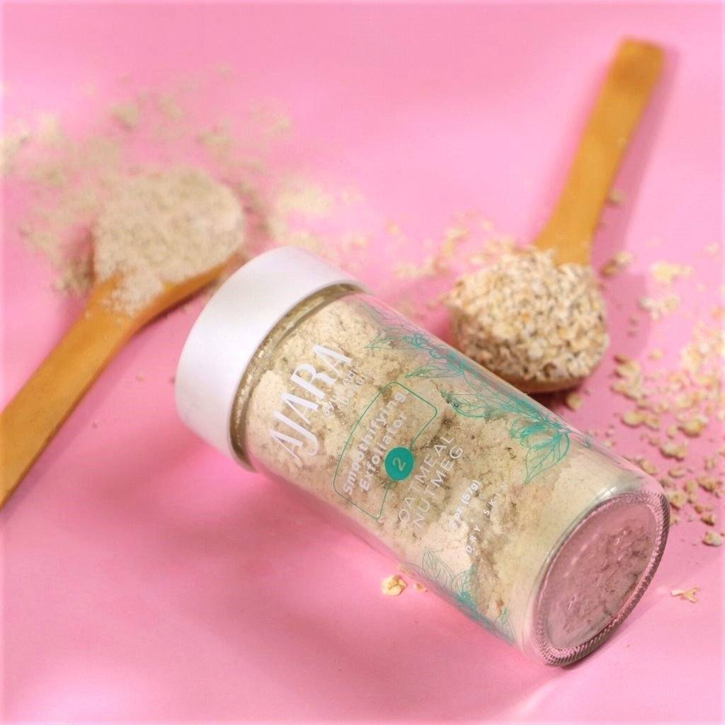 Oatmeal Nutmeg Smoothifying Exfoliator (For Dry/Vata Skin) Face and Body Scrub Ajara
