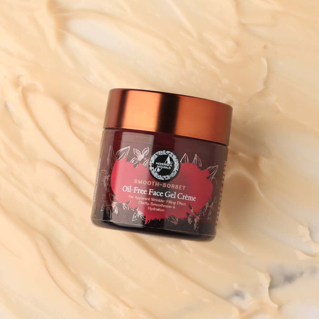Smooth-Sorbet | Oil-Free Face Gel Crème | For Apparent Wrinkle-Filling Effect, Clarity, Smoothness & Hydration Lotion & Moisturizer A Modernica Naturalis