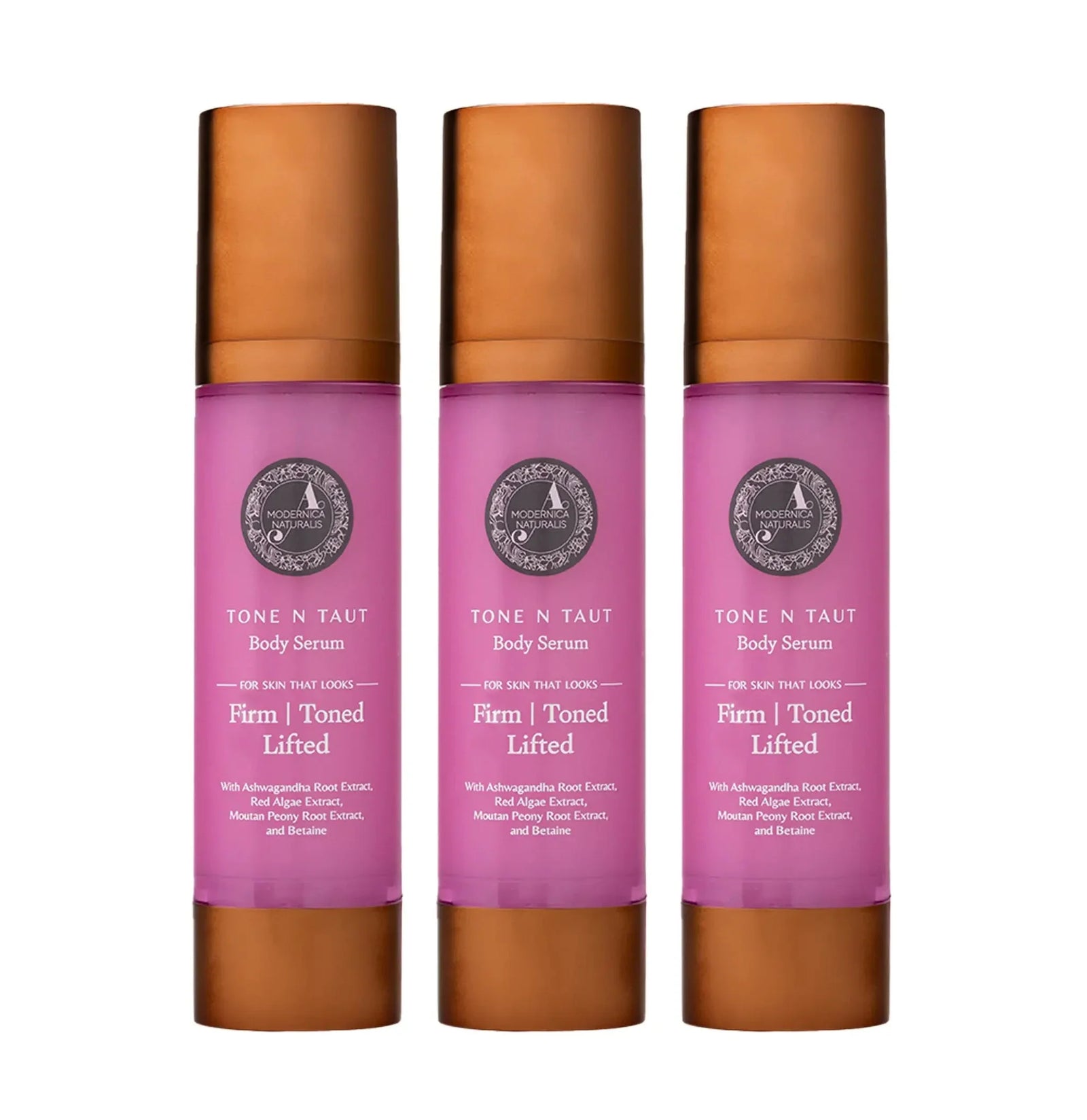 Tone N Taut Body Serum - Tightens and firms the appearance of saggy, crepey skin on your arms, legs and belly - Pack of 3 Lotion & Moisturizer A Modernica Naturalis