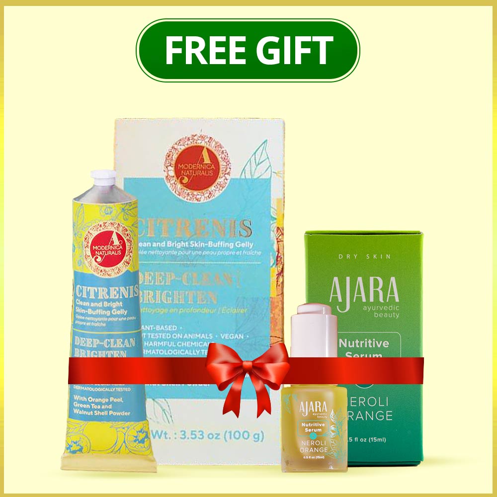 CADEAU GRATUIT DU VENDREDI NOIR : Duo nettoyant et nourrissant pour peau sèche - Formats complets de gel exfoliant pour la peau Citrenis Clean and Bright et de sérum nutritif à l'orange et au néroli d'une valeur de 94 $ CA !