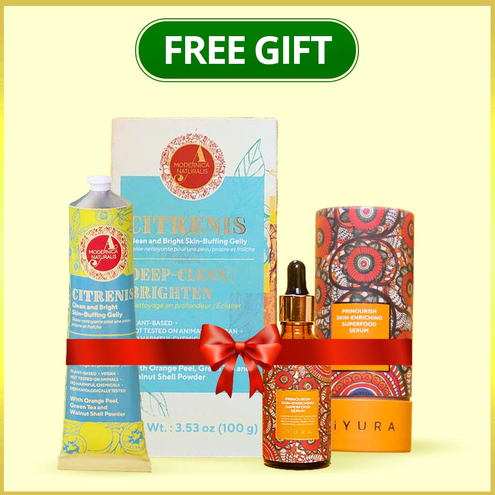 BLACK FRIDAY FREE GIFT: Plump & Polished Duo - Full-Sizes of Prinourish Skin Enriching Superfood Serum & Citrenis Clean and Bright Skin-Buffing Gelly worth $102 CAD!