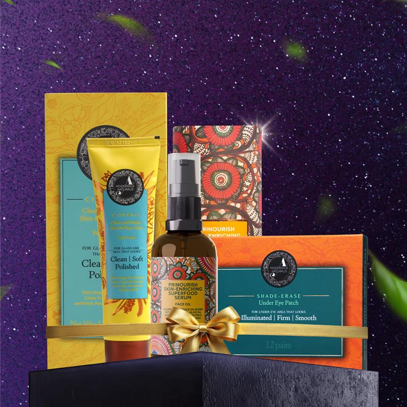 BLACK FRIDAY FREE GIFT: Brightening Glow Trio - Full-Sizes of Prinourish Skin Enriching Superfood Serum + Citrenis Clean and Bright Skin-Buffing Gelly + Shade-Erase Under-Eyes Patches worth $140 CAD!