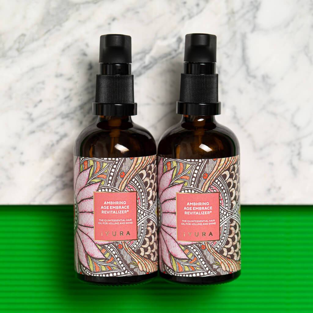 Ambhring Age Embrace Revitalizer and Hair Oil - Pack of 2 Hair Oil iYURA 