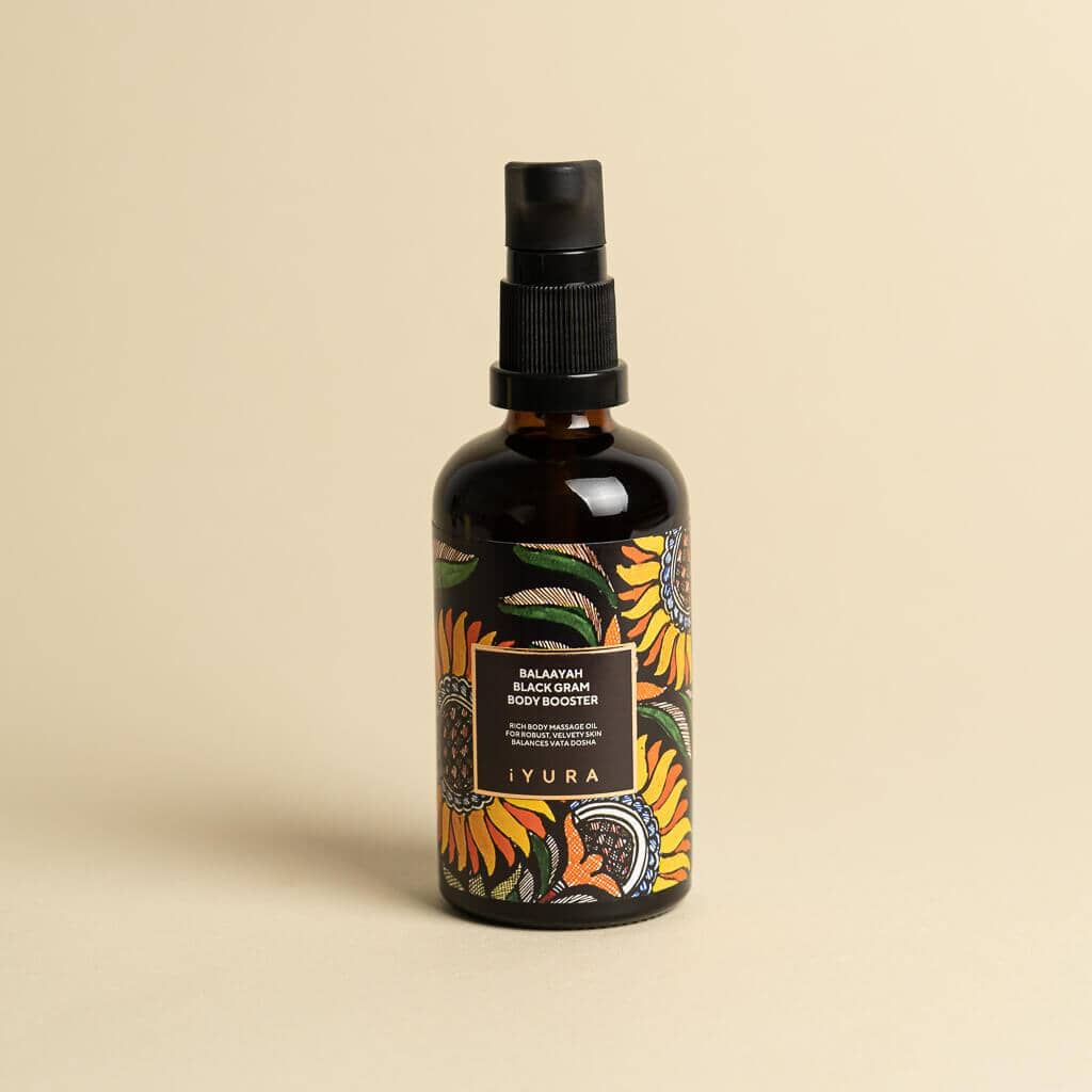 Balaayah Black Gram Body Booster - Bestselling Firming Body Oil for Mature, Aging Skin - Balances Vata Dosha