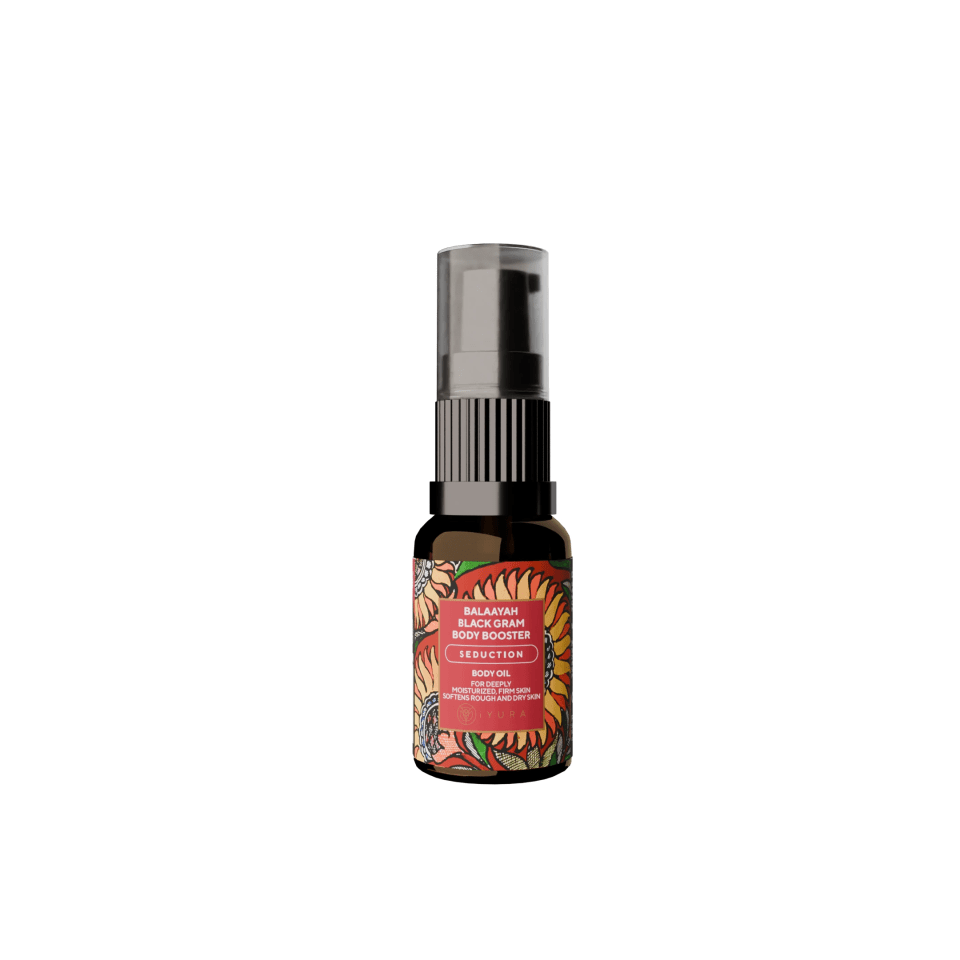 Balaayah Black Gram Body Booster - Seduction Blend - For Saggy, Crepey, Dry, Aging Skin - 15ML Body Oil iYURA Try Before You Buy (15ml) 