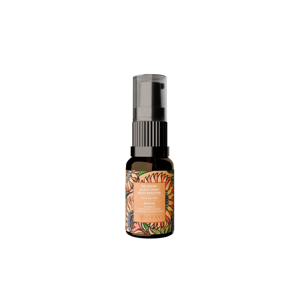 Balaayah Black Gram Body Booster - Sunshine Blend - For Saggy, Crepey, Dry, Aging Skin - 15ML Body Oil iYURA Try Before You Buy (15ml) 