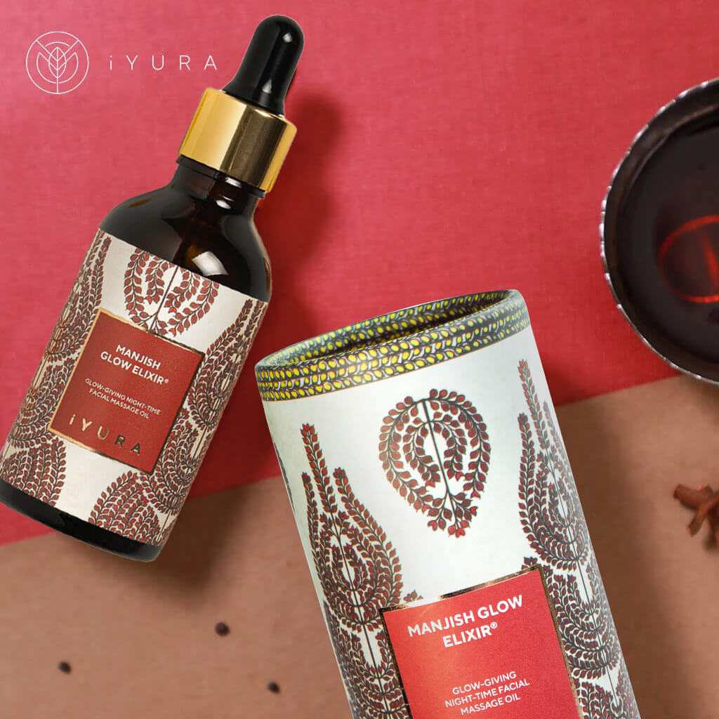 Day & Night Face Oil Duo | Best Moisturizer for Healthy Skin - Ayurvedic Natural Skincare Set | Beauty set iYURA 