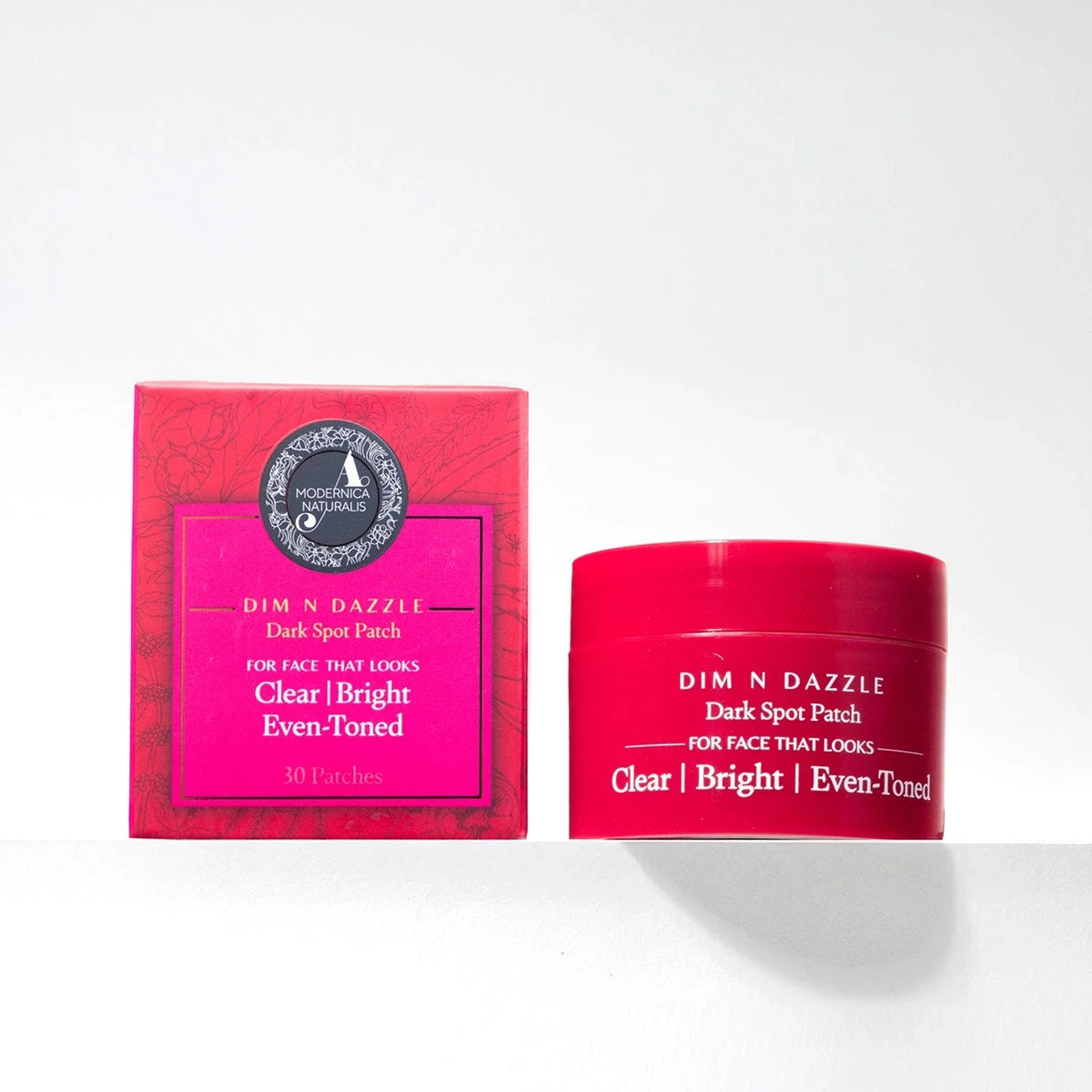 Dim N Dazzle Dark Spot Patch – Even-Tones and Brightens the look of Dark spots, Dry, Patchy Skin - Powered with East Indian Globe Thistle &amp; Arjun Tree Bark– Best Dark Spot Patch for Crystal-Clear Complexion The Ayurveda Experience 