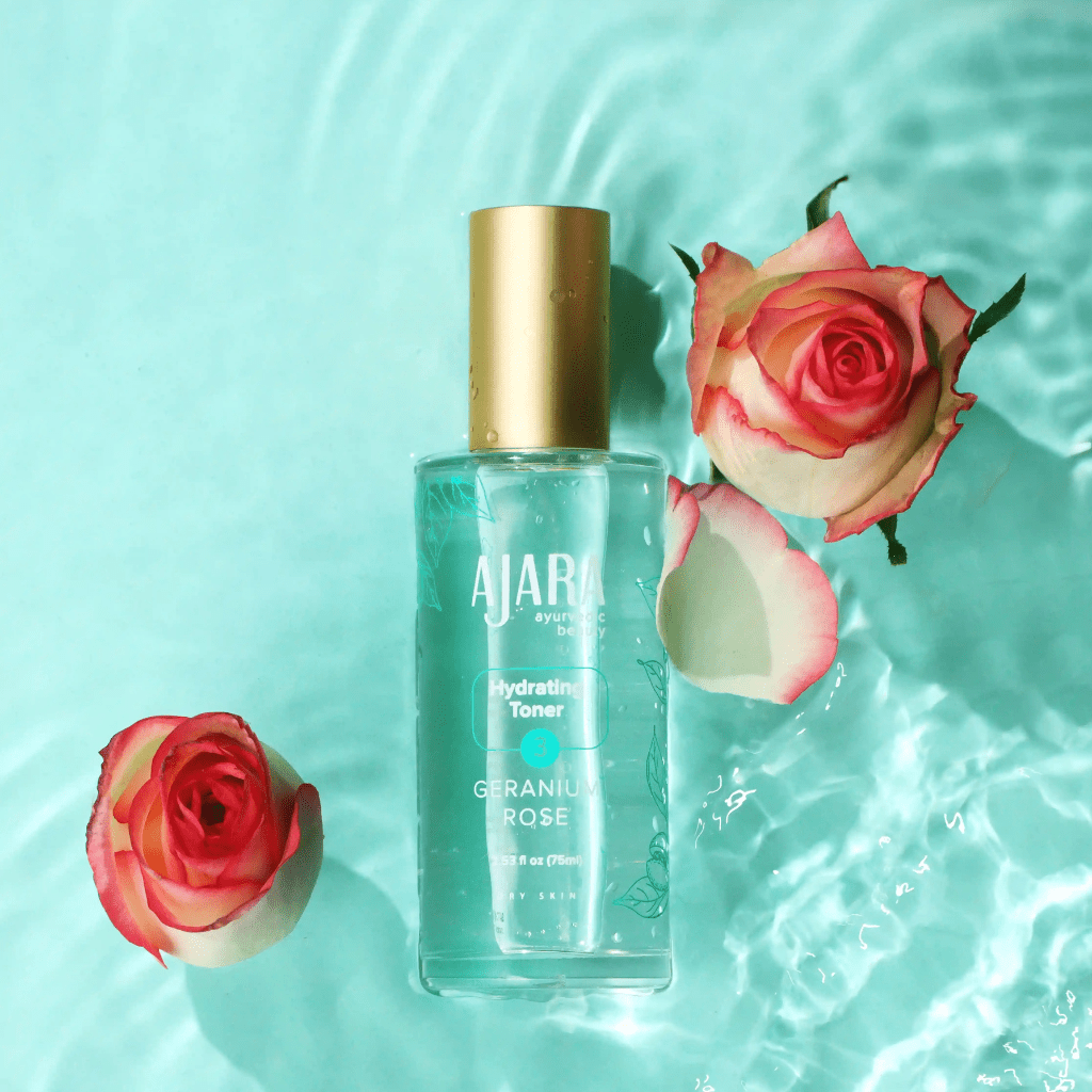 Geranium Rose Hydrating Toner - To Reduce the Appearance of Pores Toner Ajara 