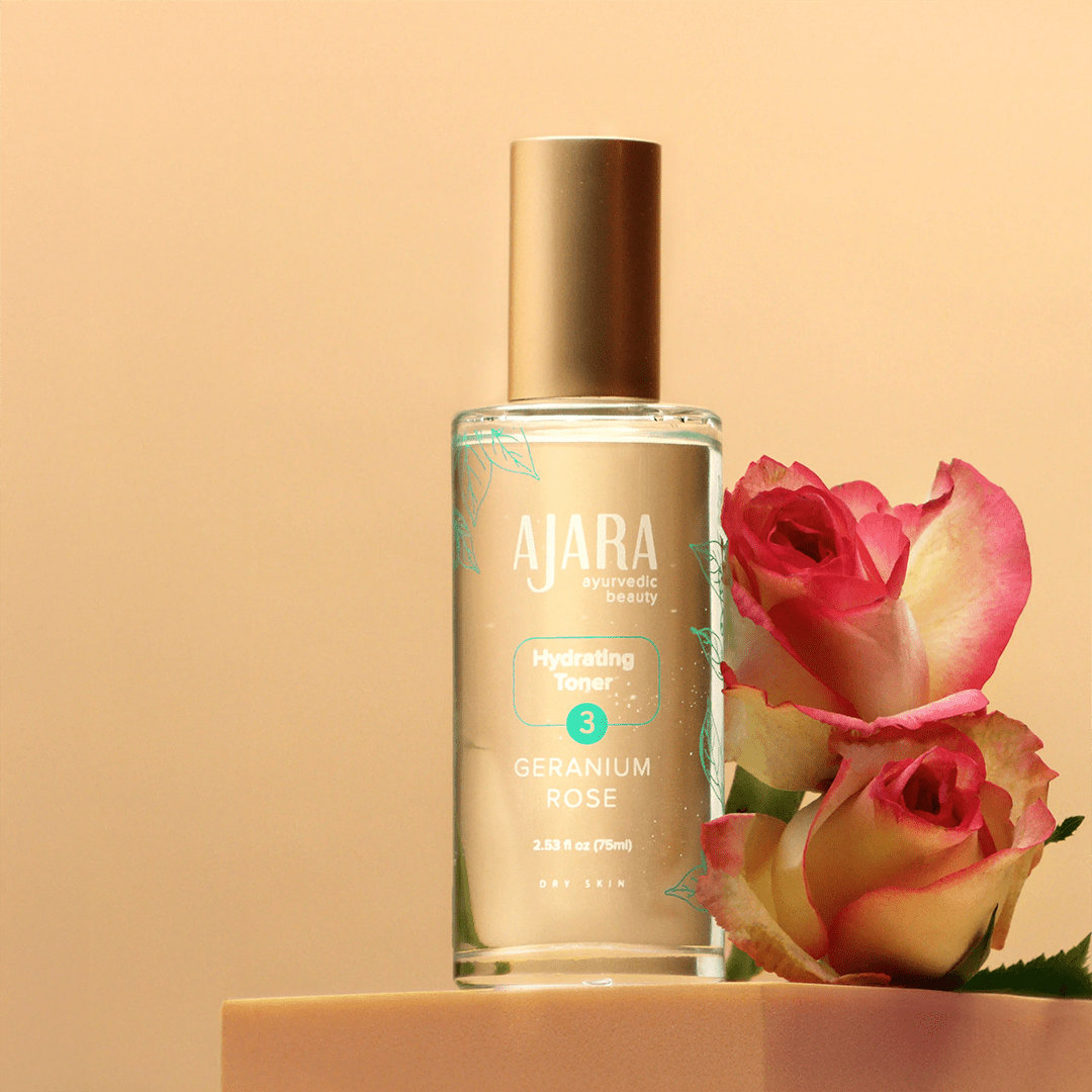 Geranium Rose Hydrating Toner - Hydrating, Moisturizing, &amp; Cooling Toner Ajara 