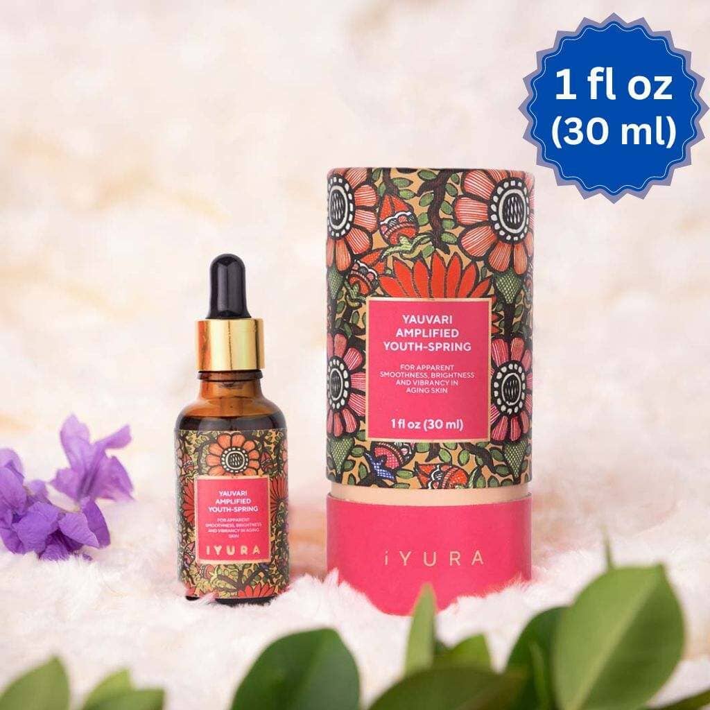 iYURA Yauvari Amplified Youth Spring – Firming Moisturizer with Natural Protein, Vitamin A, B &amp; E – For Plump, Smooth &amp; Intensely Moisturized Skin - 30ml Master Face oil iYURA 