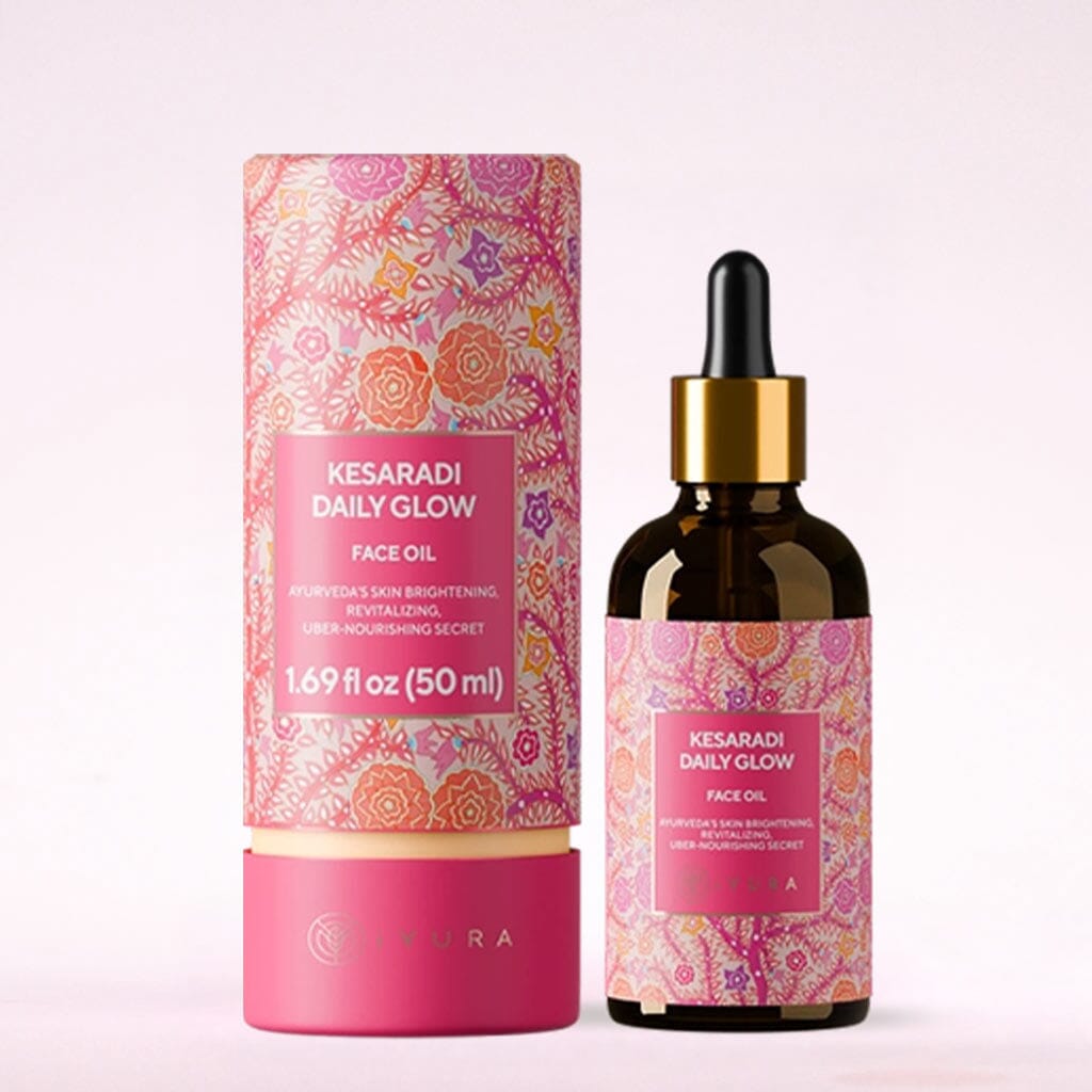 Kesaradi Face Oil - For Dry, Sensitive Skin - Ayurveda’s Brightening, Revitalizing, Uber-Nourishing Secret - To Get a Luminous Complexion Face oil iYURA 50 ml (1.69 fl oz) 