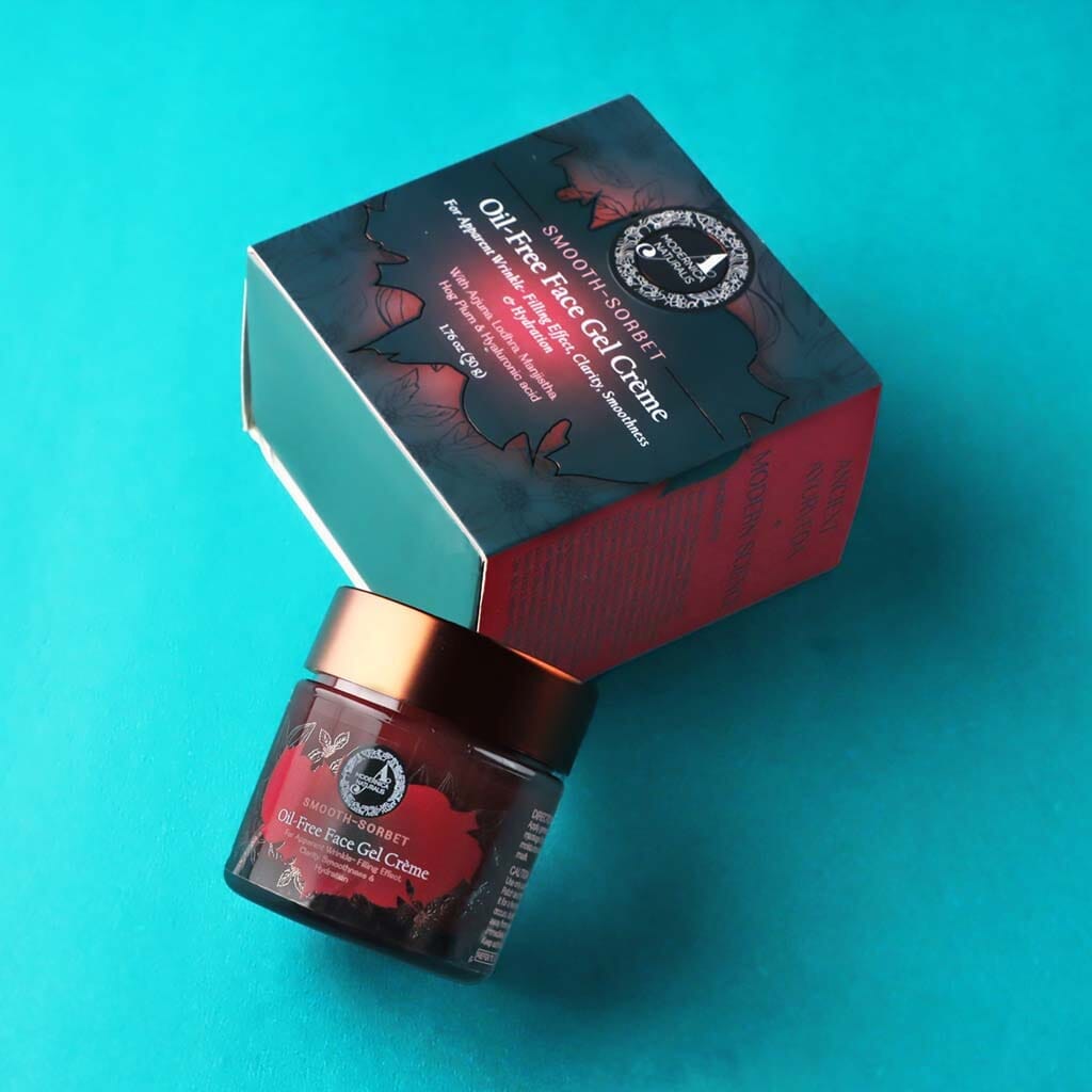 Smooth-Sorbet : Oil-Free Face Gel Crème - For Apparent Wrinkle-Filling Effect, Clarity, Smoothness &amp; Hydration Lotion &amp; Moisturizer A Modernica Naturalis 