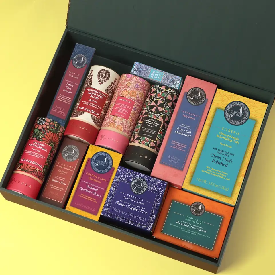 Coffret Expérience Ayurvédique - Sélection luxueuse de produits ayurvédiques authentiques - Offre groupée